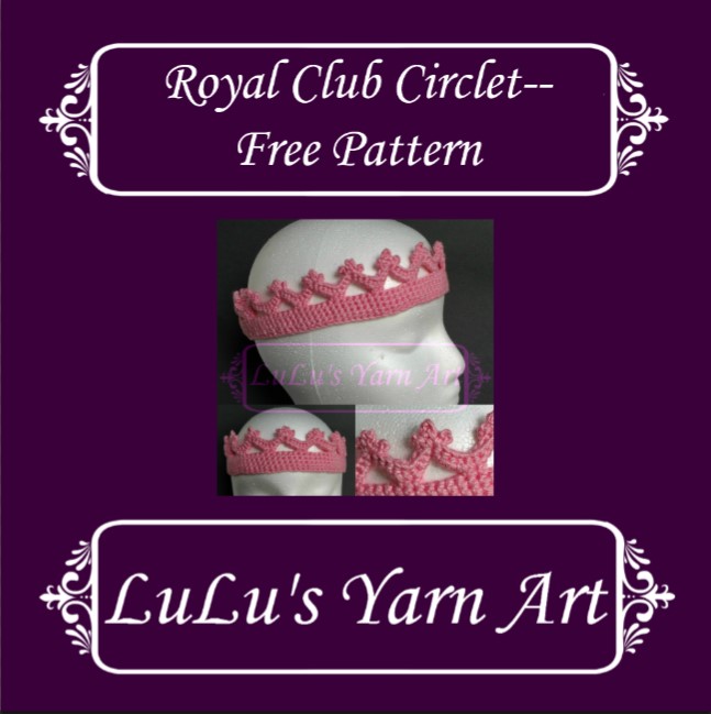 Royal Club Circlet–Free Pattern